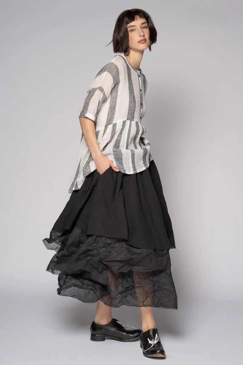DOGSTAR KINA GATHER SKIRT black - Stay Wild Collective  