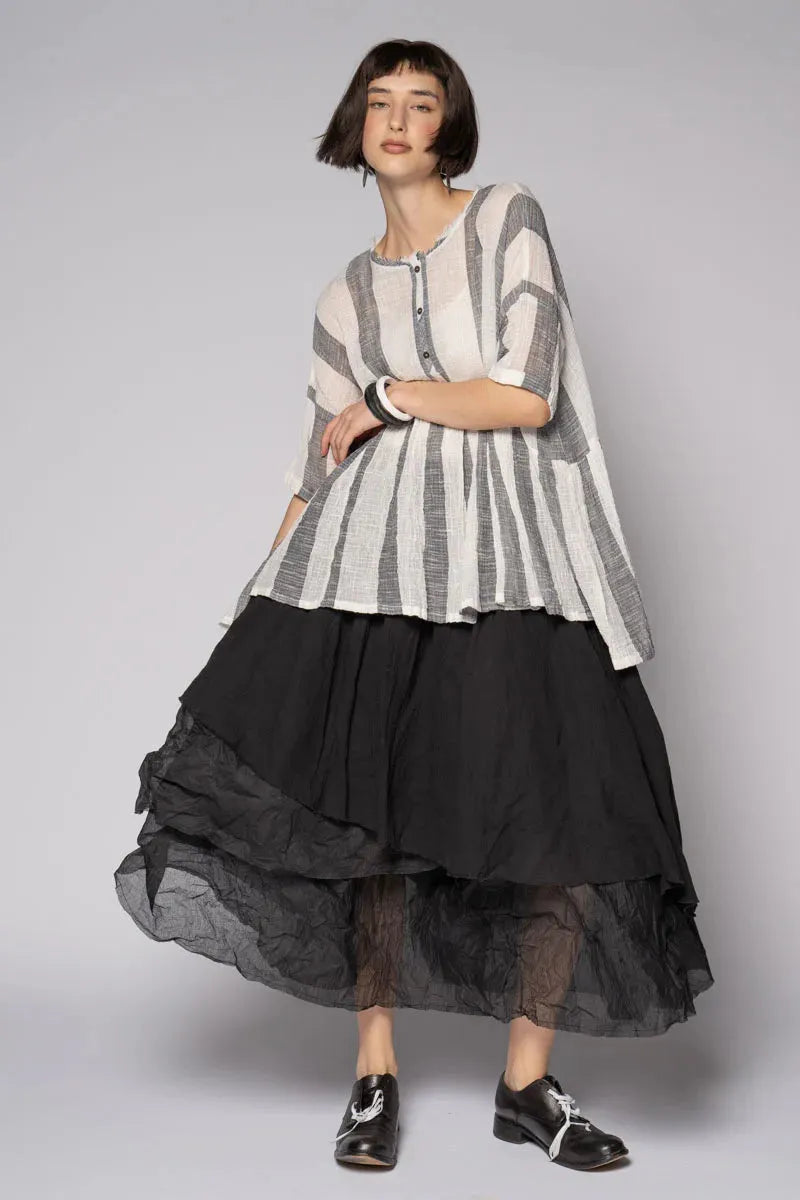 DOGSTAR KINA GATHER SKIRT black - Stay Wild Collective  