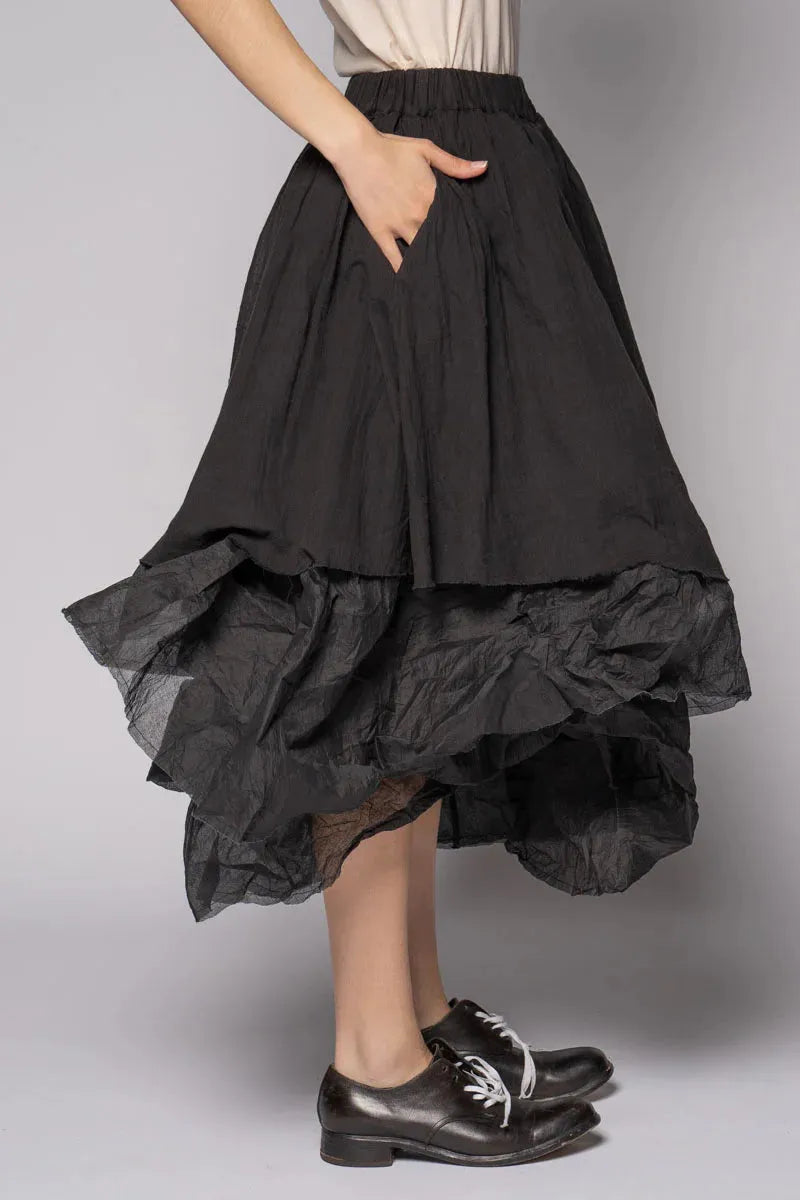 DOGSTAR KINA GATHER SKIRT black - Stay Wild Collective  