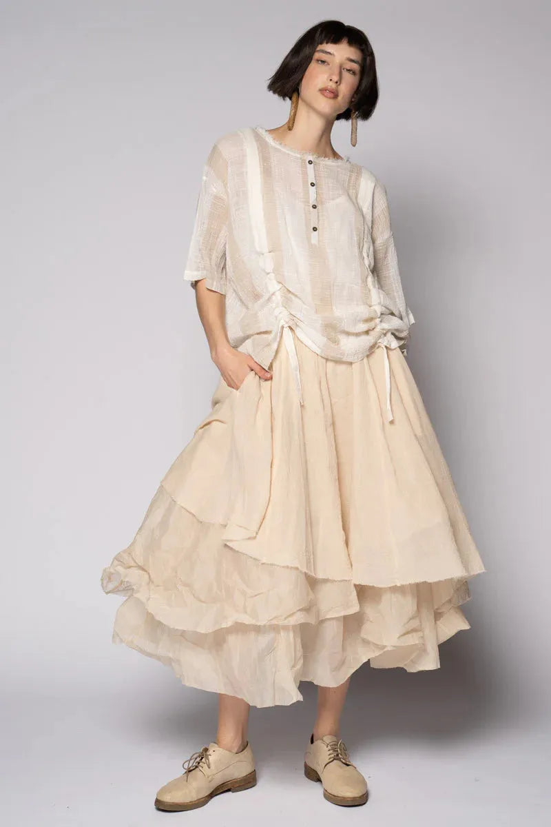 DOGSTAR
KINA GATHER SKIRT natural - Stay Wild Collective  
