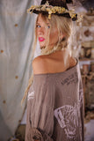 Magnolia Pearl Butterfly Totem Viggio Tee Dress 1418-SINA-OS