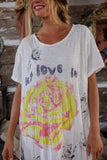 Magnolia Pearl Let Love In Tee Dress 1474-TRUE-OS