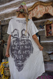 Magnolia Pearl Let Love In Tee Dress 1474-TRUE-OS