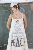 DRESS 956-MOON-OS  Eyelet Tevy Peace Tank Dress