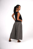 Montaigne French Linen Culottes in Black Gingham