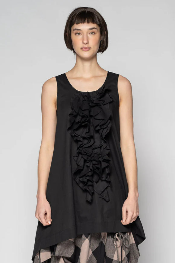 DogStar Kiki Frill Tunic Black