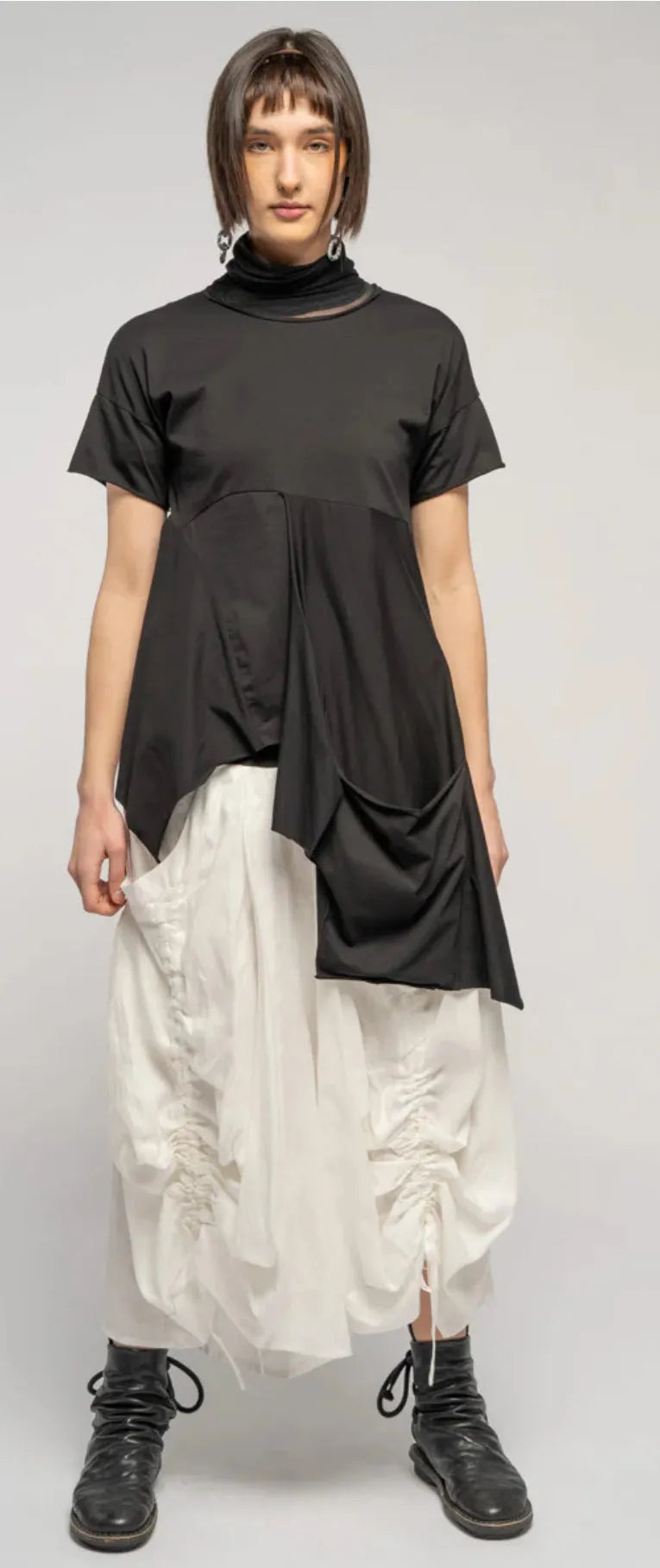 Dog Star riddler drape top black - Stay Wild Collective  