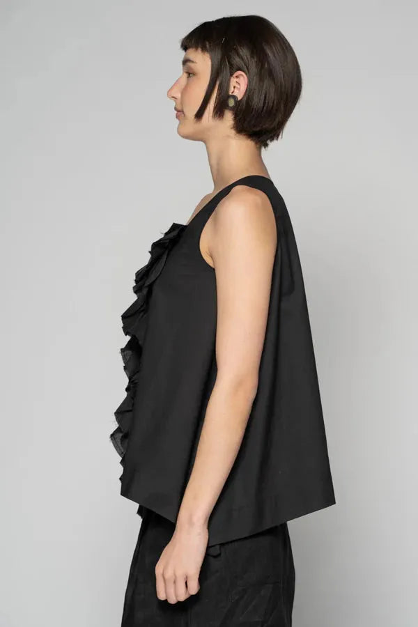DogStar Kiki Frill Top Black - Stay Wild Collective  Top