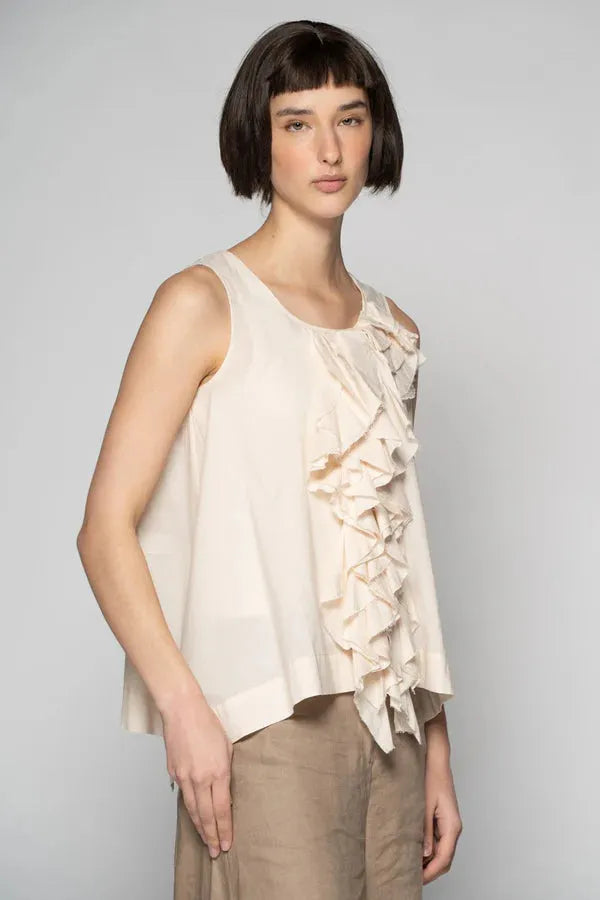 DogStar Kiki Frill Top Natural - Stay Wild Collective  Top