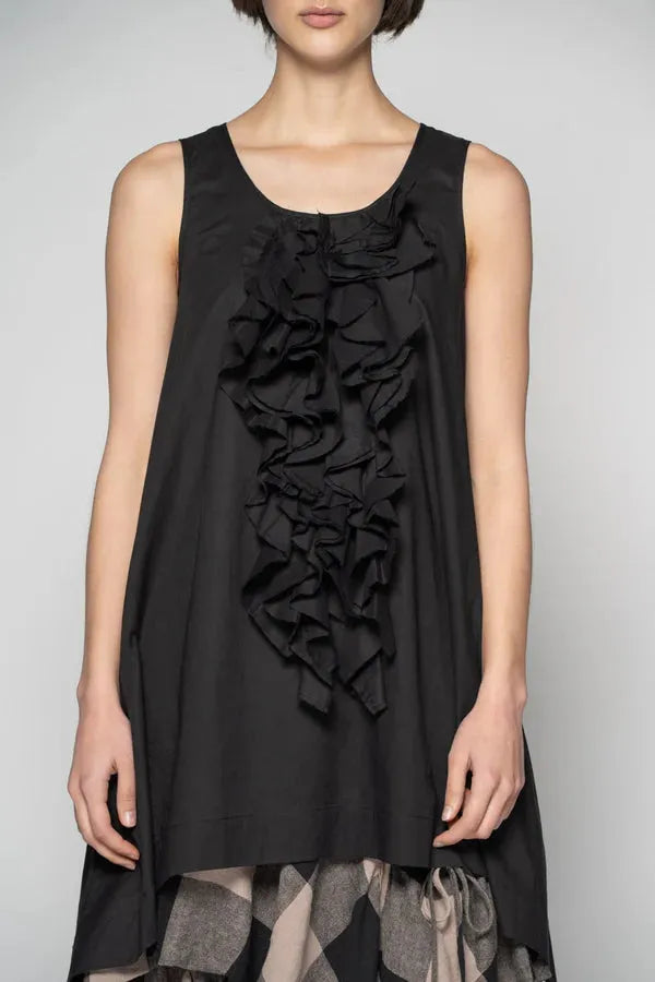 DogStar Kiki Frill Tunic Black - Stay Wild Collective  Top