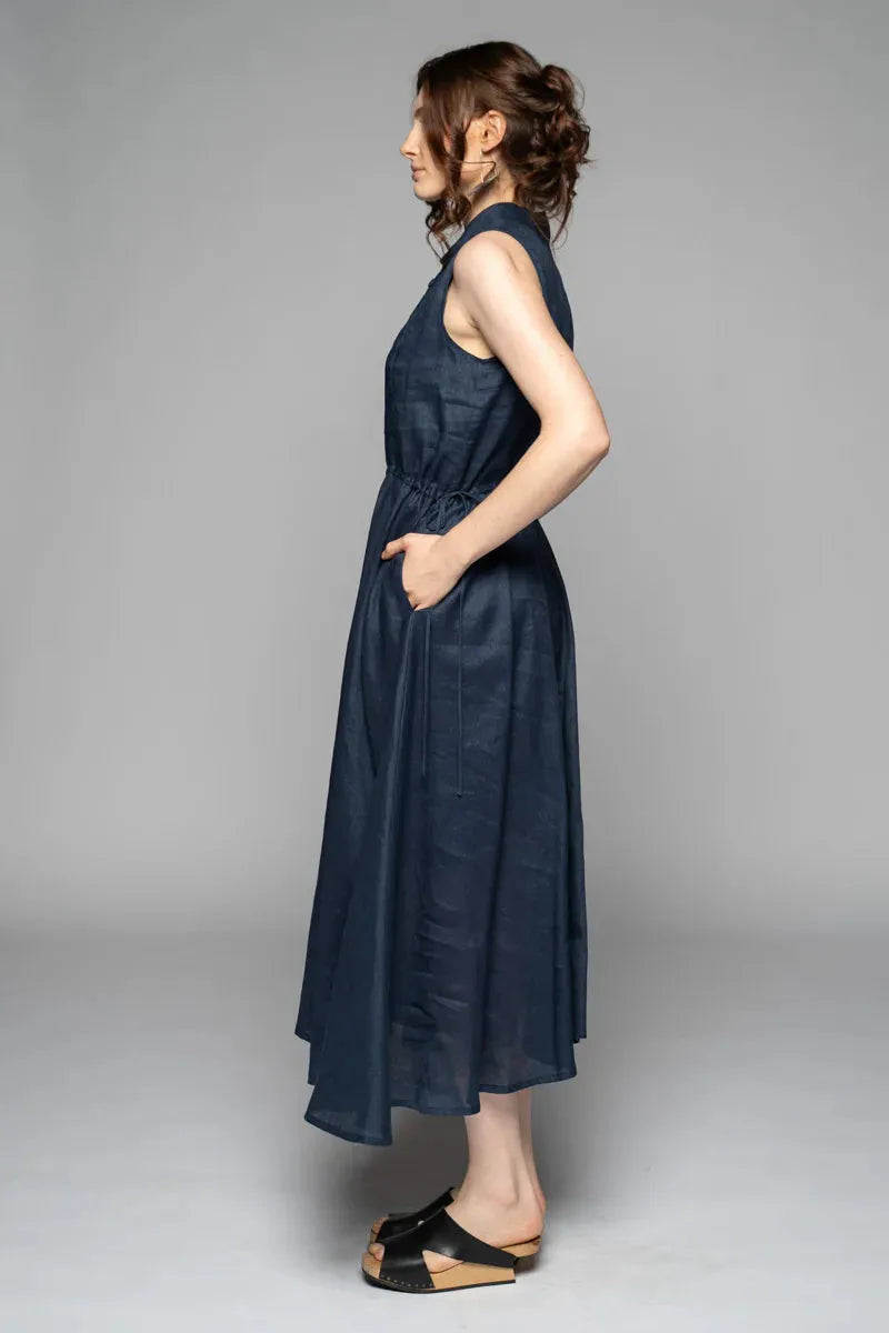 Dogstar Agnes tuck dress lapis - Stay Wild Collective  