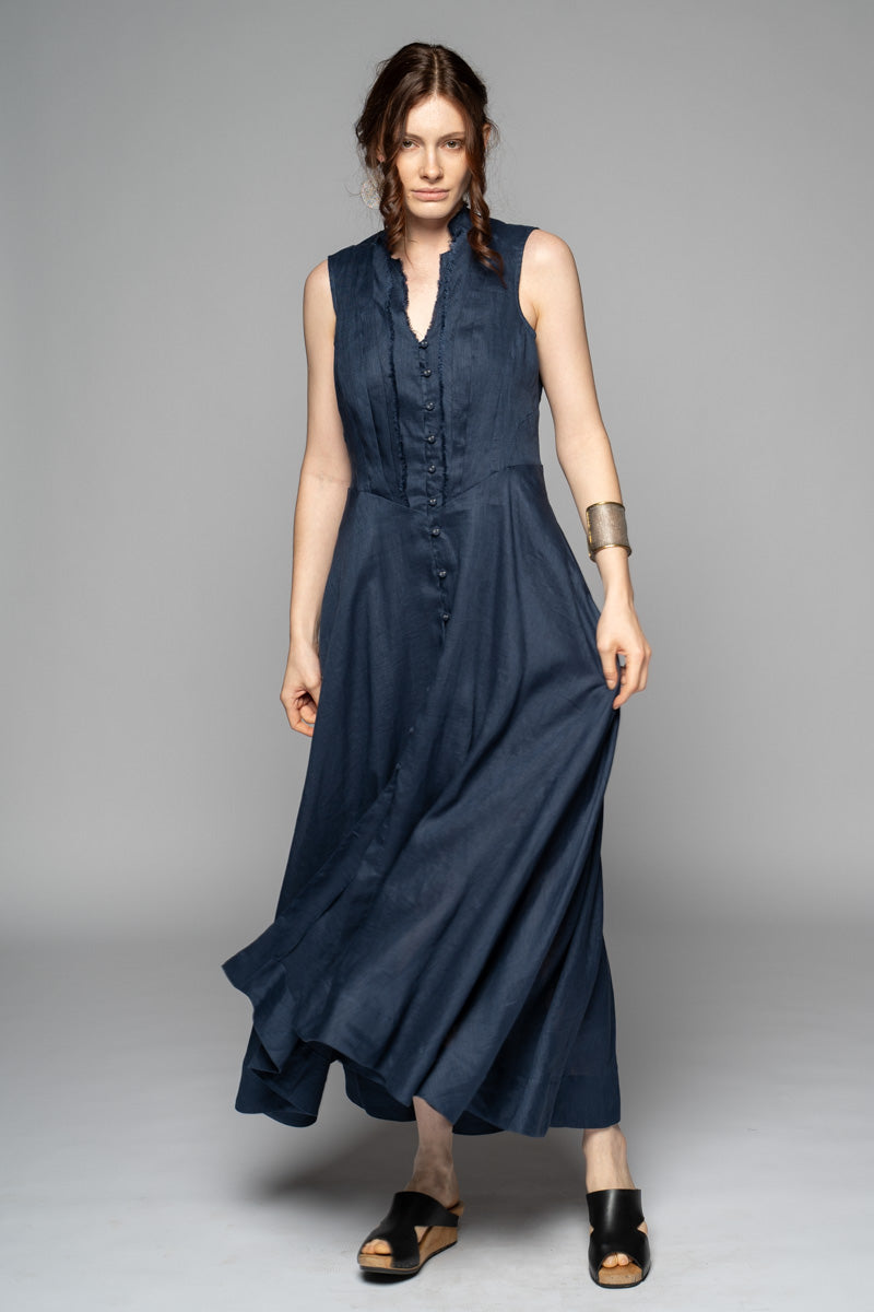 Dogstar Asuka  tuck dress lapis - Stay Wild Collective