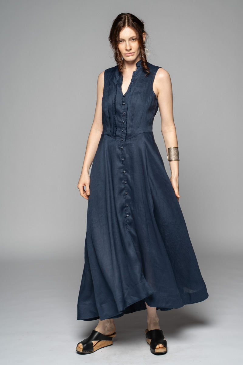 Dogstar Asuka  tuck dress lapis - Stay Wild Collective