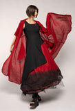 Dogstar Sasa Gather Dress Chilli | Black - Stay Wild Collective  Dress