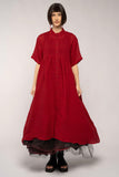Dogstar Sasa Gather Dress Chilli | Black - Stay Wild Collective  Dress