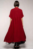 Dogstar Sasa Gather Dress Chilli | Black - Stay Wild Collective  Dress