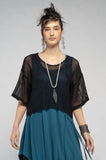 DogStar Grid Top Blk - Stay Wild Collective  Top