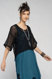 DogStar Grid Top Blk - Stay Wild Collective  Top