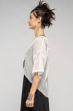 DogStar Grid Top White - Stay Wild Collective  Top