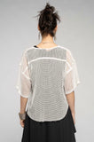 DogStar Grid Top White - Stay Wild Collective  Top