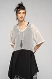 DogStar Grid Top White - Stay Wild Collective  Top