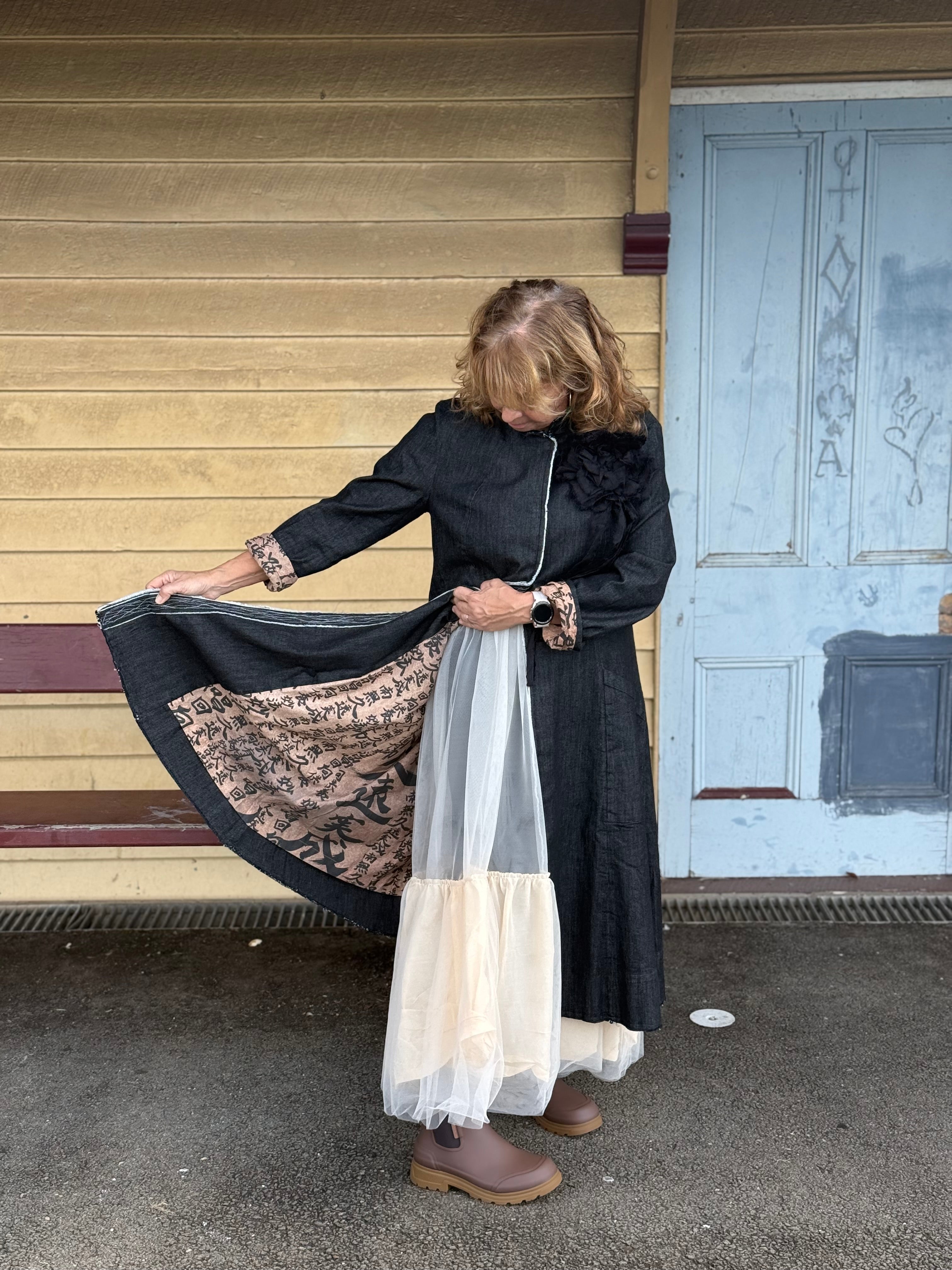  Dogstar onimatsu coat indigo denim - Stay Wild Collective  