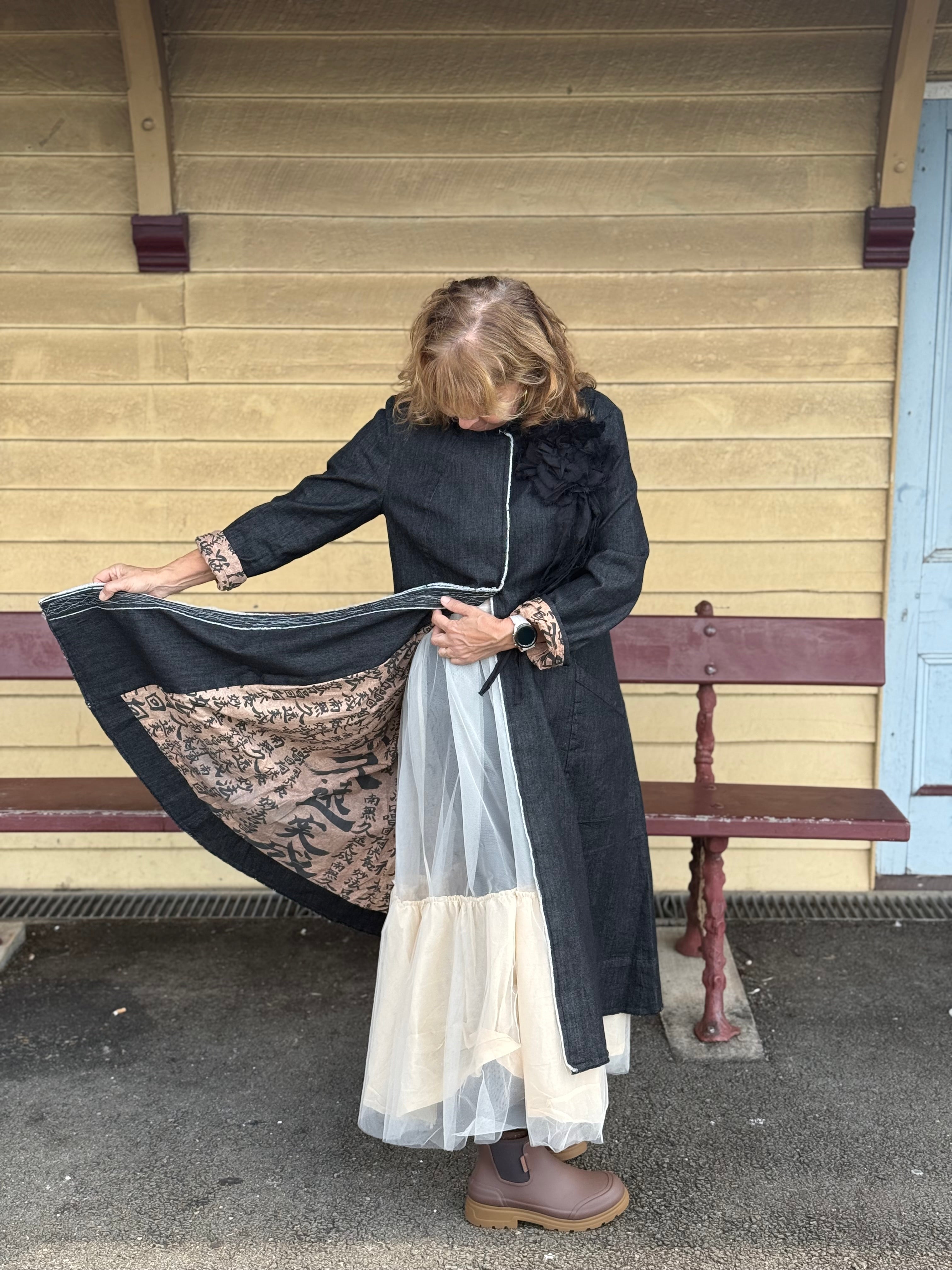  Dogstar onimatsu coat indigo denim - Stay Wild Collective  