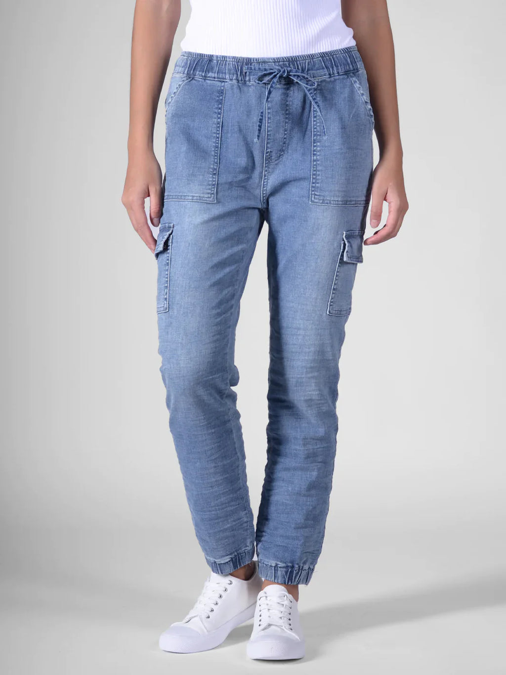 Dolly Jogger | Blue Denim SALE - Stay Wild Collective  