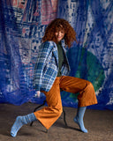 Tightology T16 ‘Dotty Blue’ Merino Wool Socks
