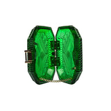 Douglaspoon Hand Carved Octagon Clutch Emerald Gr - Stay Wild Collective  Accessories