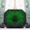 Douglaspoon Hand Carved Octagon Clutch Emerald Gr - Stay Wild Collective  Accessories