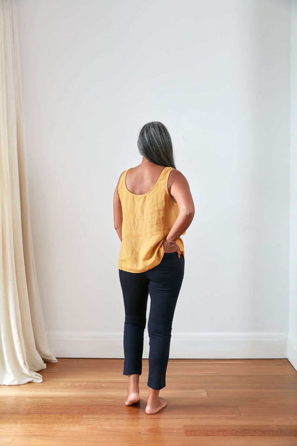 Montaigne Jolie linen tank