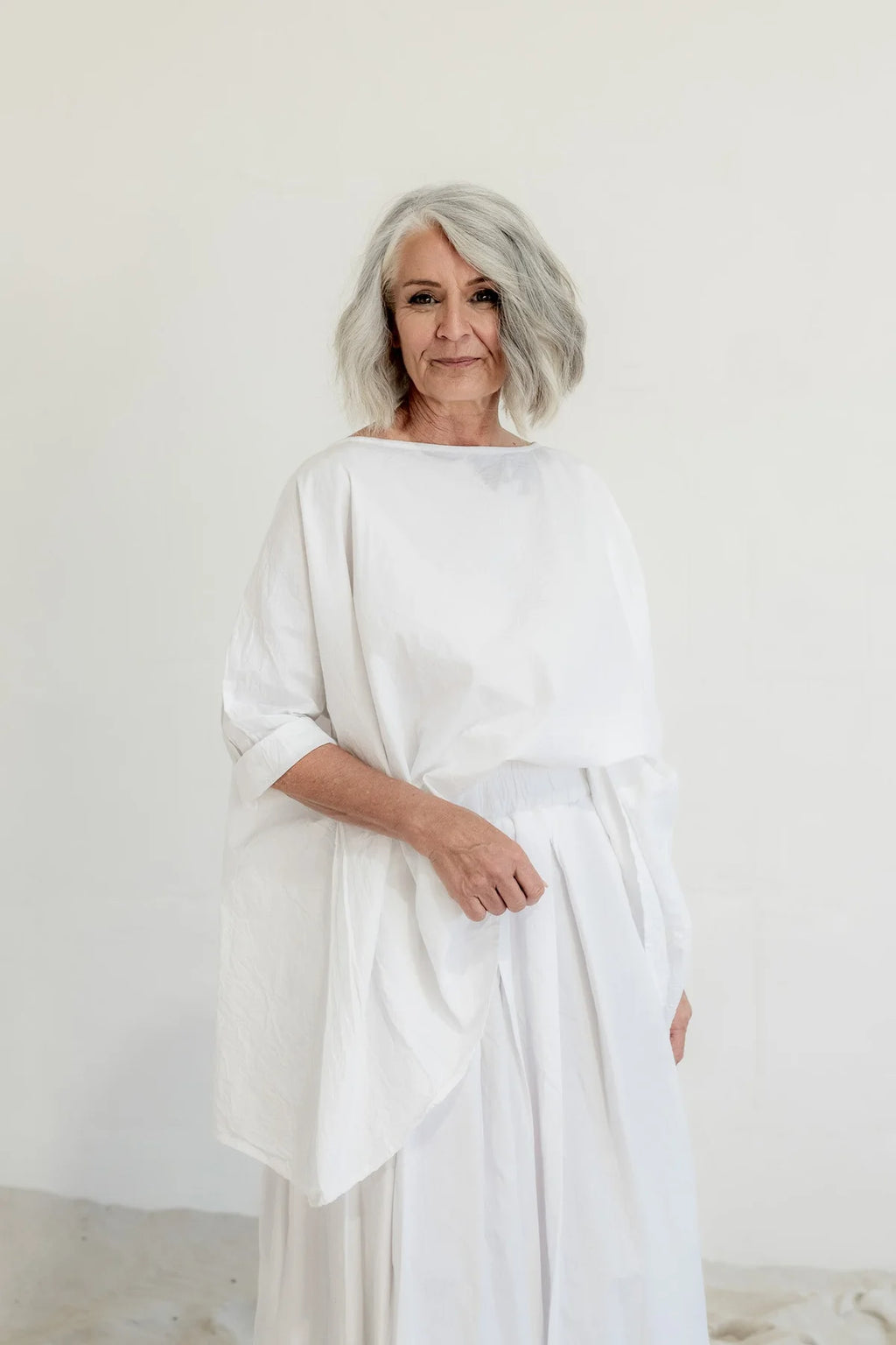 Megbydesign | Manon top cotton poplin