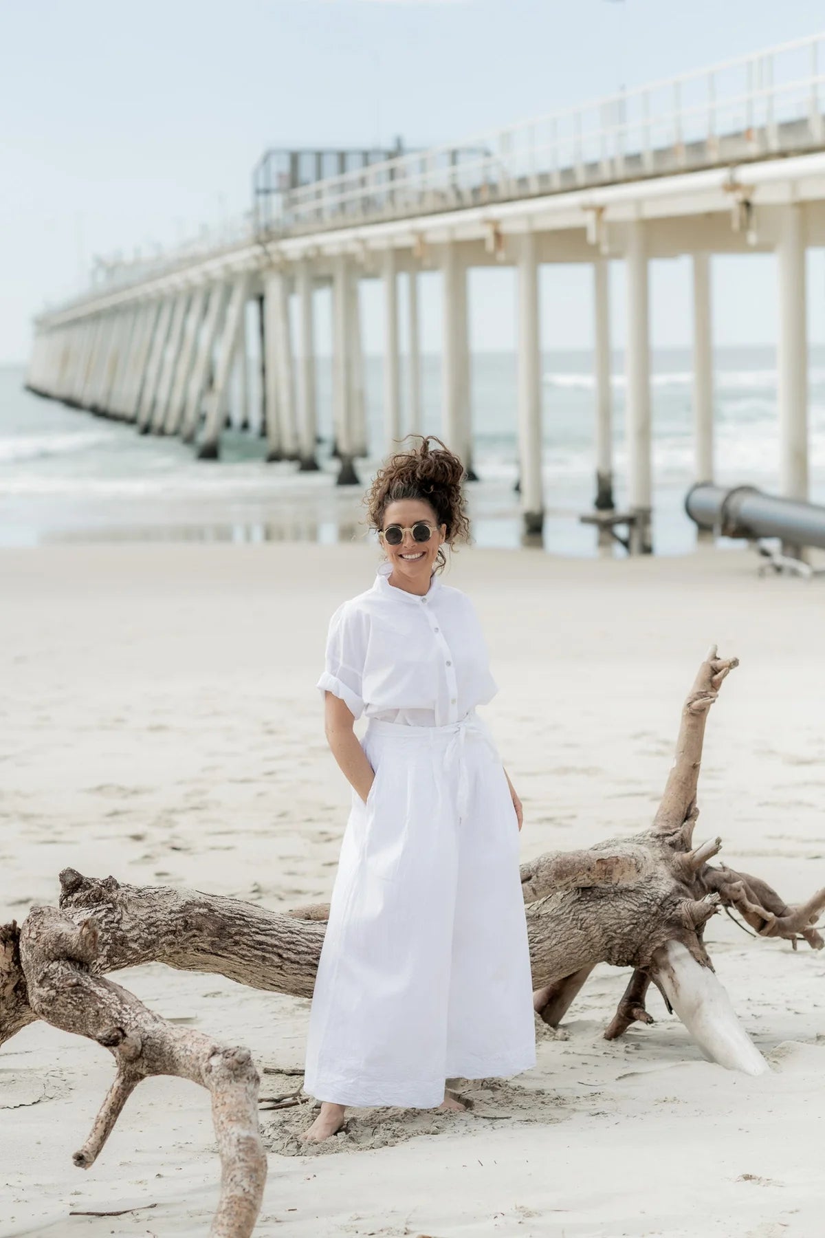 Megbydesign Sorrento shirt White