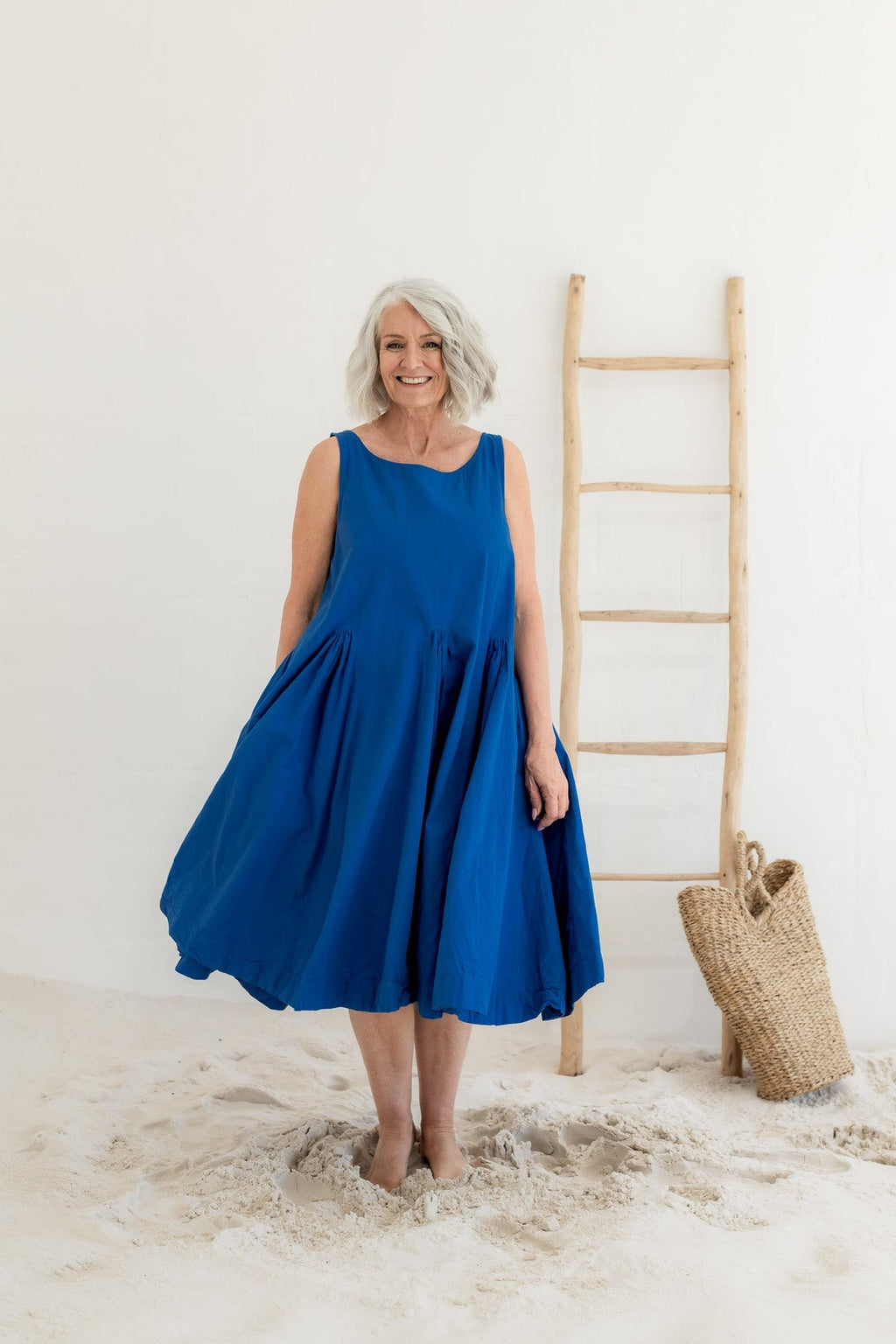 Neg by design Portland dress cotton poplin