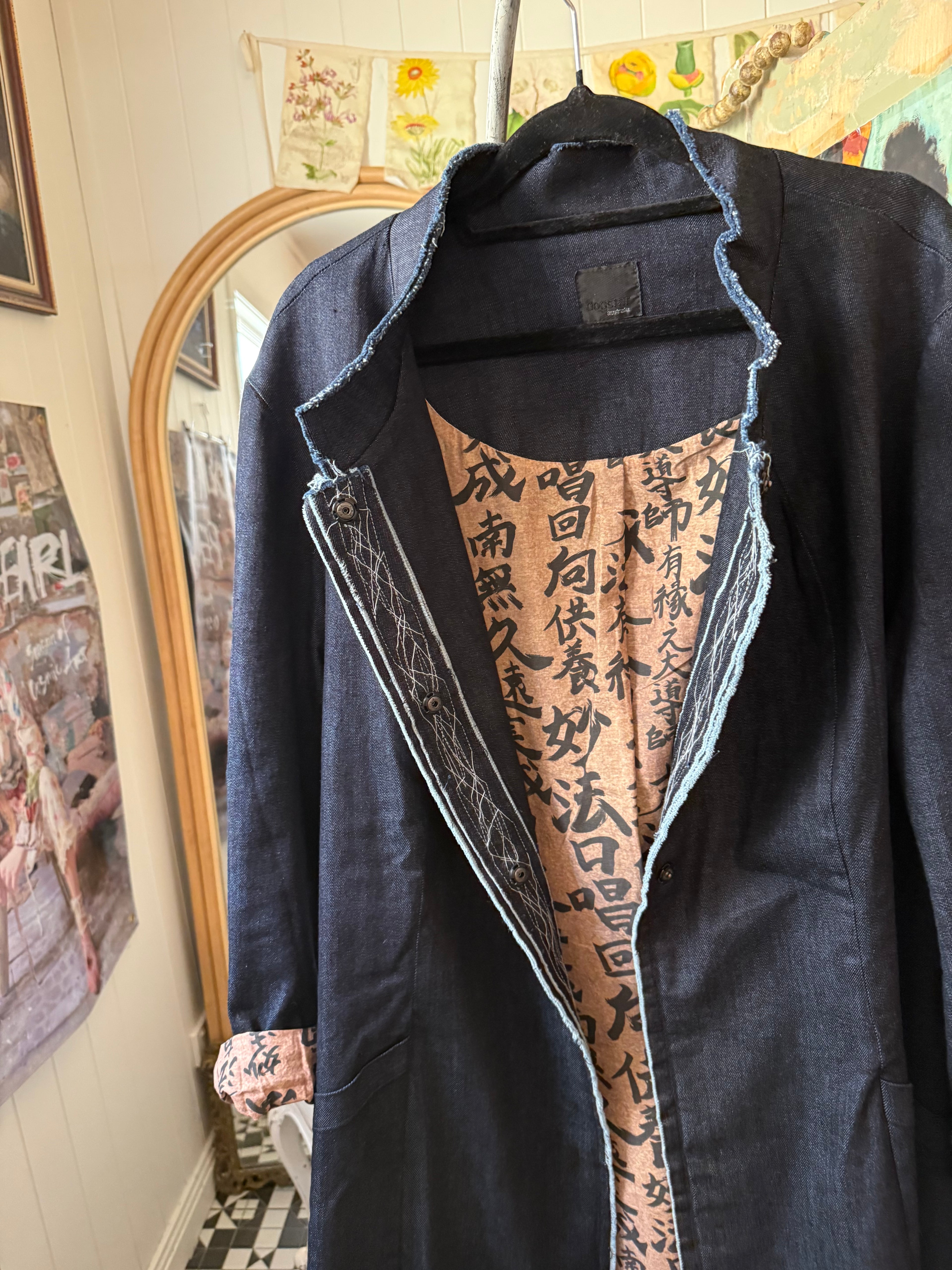 Dogstar onimatsu coat indigo denim