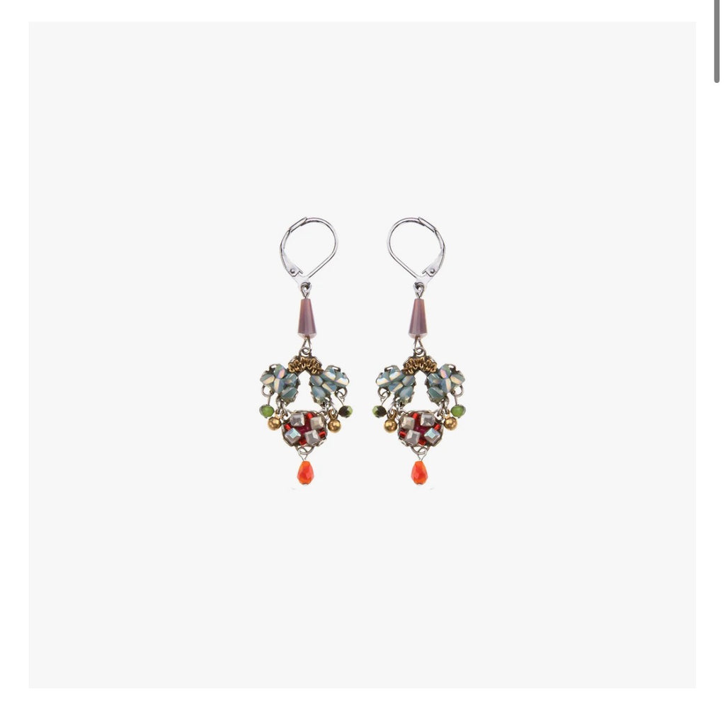 Ayala bar Spring Awakening Set, Drop Earrings, Floret C2360