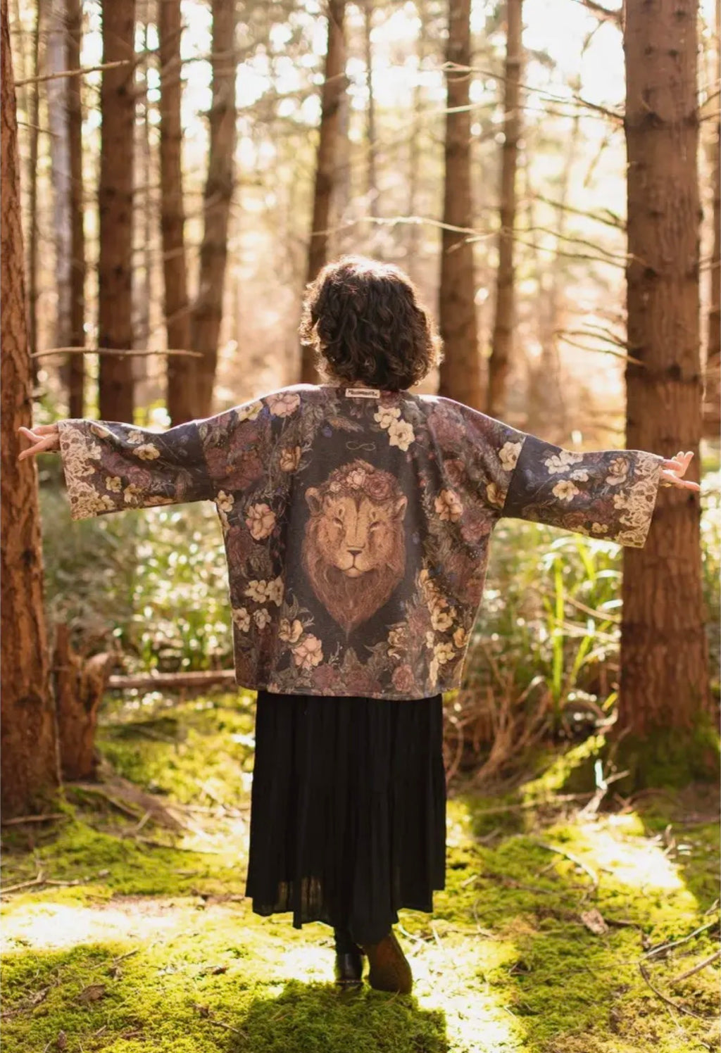 Pre order Lionheart fleece cottage cadigan kimono