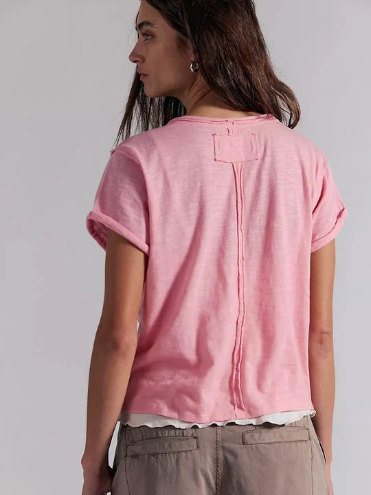 Free People We The Free Take 2 Tee Rose Oil