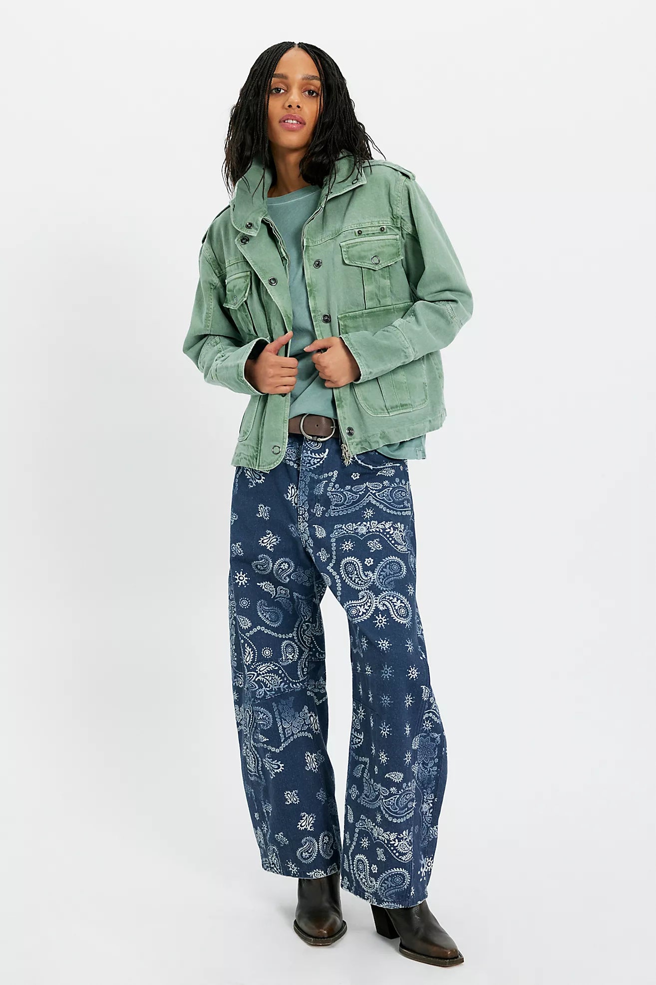 Free people kali jacket forest run