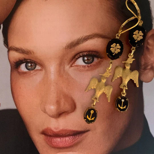 Ghost and Lola Peace and Luck Earrings