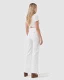 East coast flare white gold rollas jeans - Stay Wild Collective  