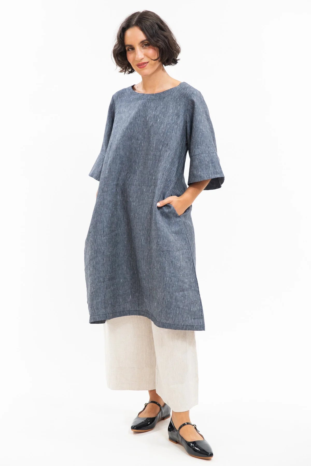  Eva Sunday Avery dress blue stripe sale - Stay Wild Collective  