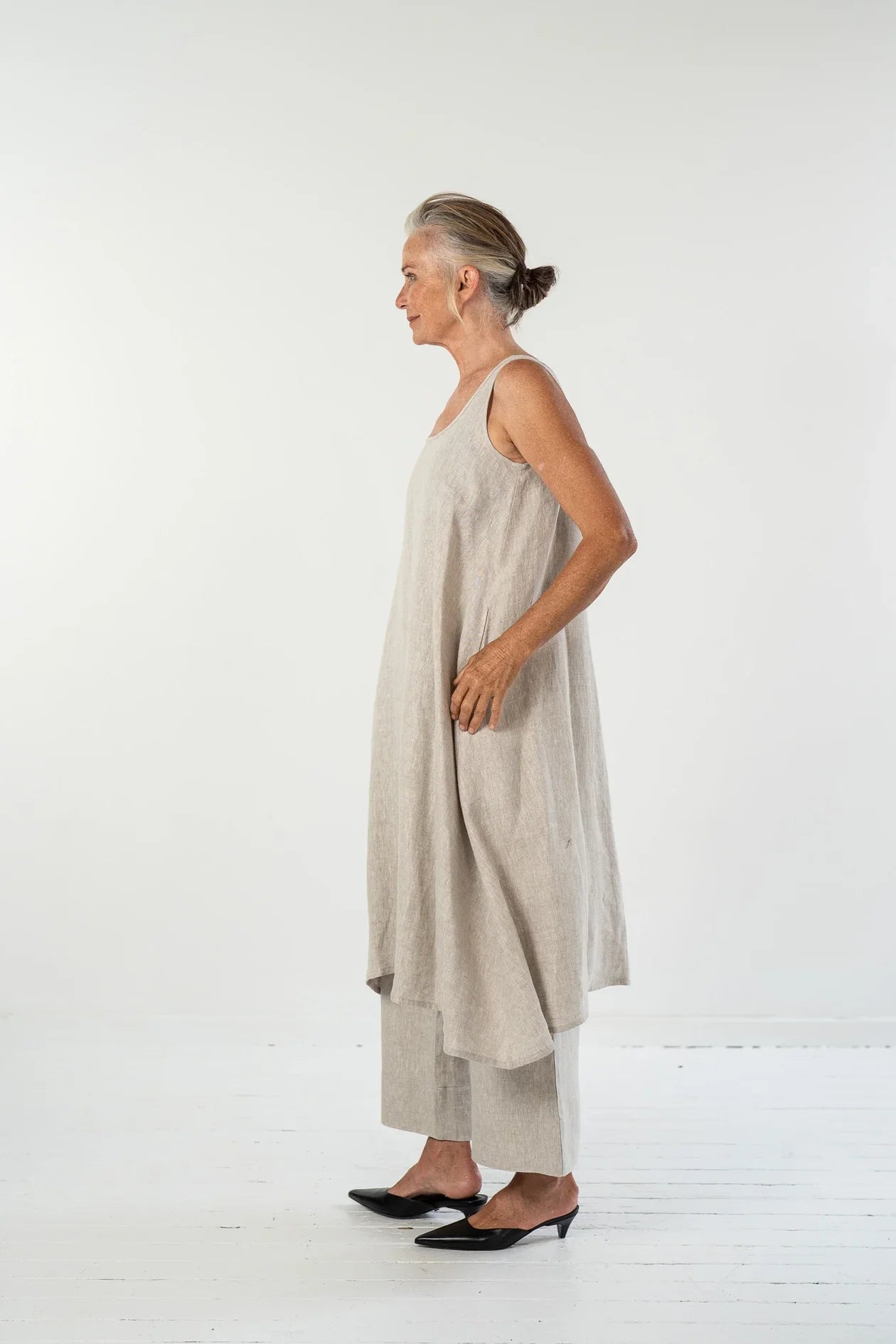  Eva Sunday Danny slip dress neutral sale - Stay Wild Collective  
