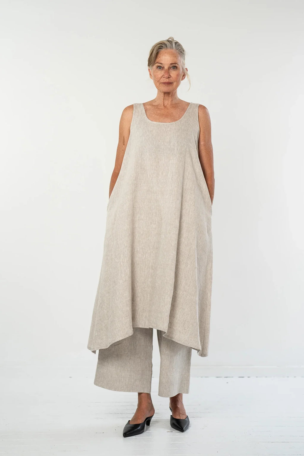  Eva Sunday Danny slip dress neutral sale - Stay Wild Collective  