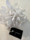 Eva Sunday Fabric Flower Brooch white - Stay Wild Collective  