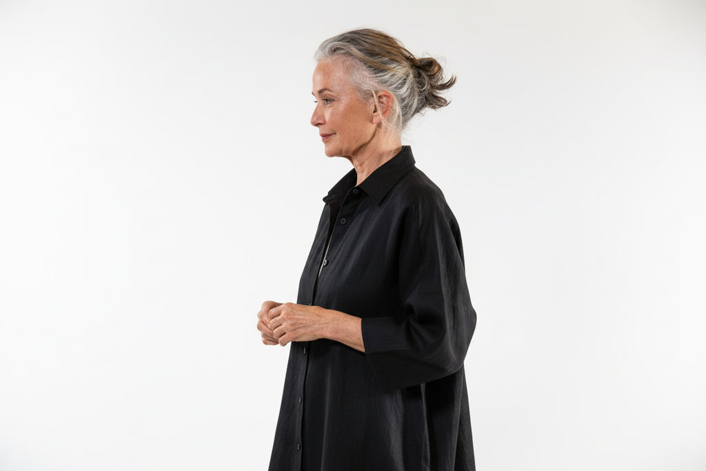  Eva Sunday PIPPI SHIRT DRESS | WHITE sale black - Stay Wild Collective  