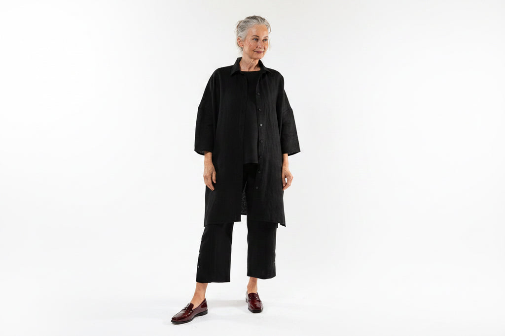  Eva Sunday PIPPI SHIRT DRESS | WHITE sale black - Stay Wild Collective  