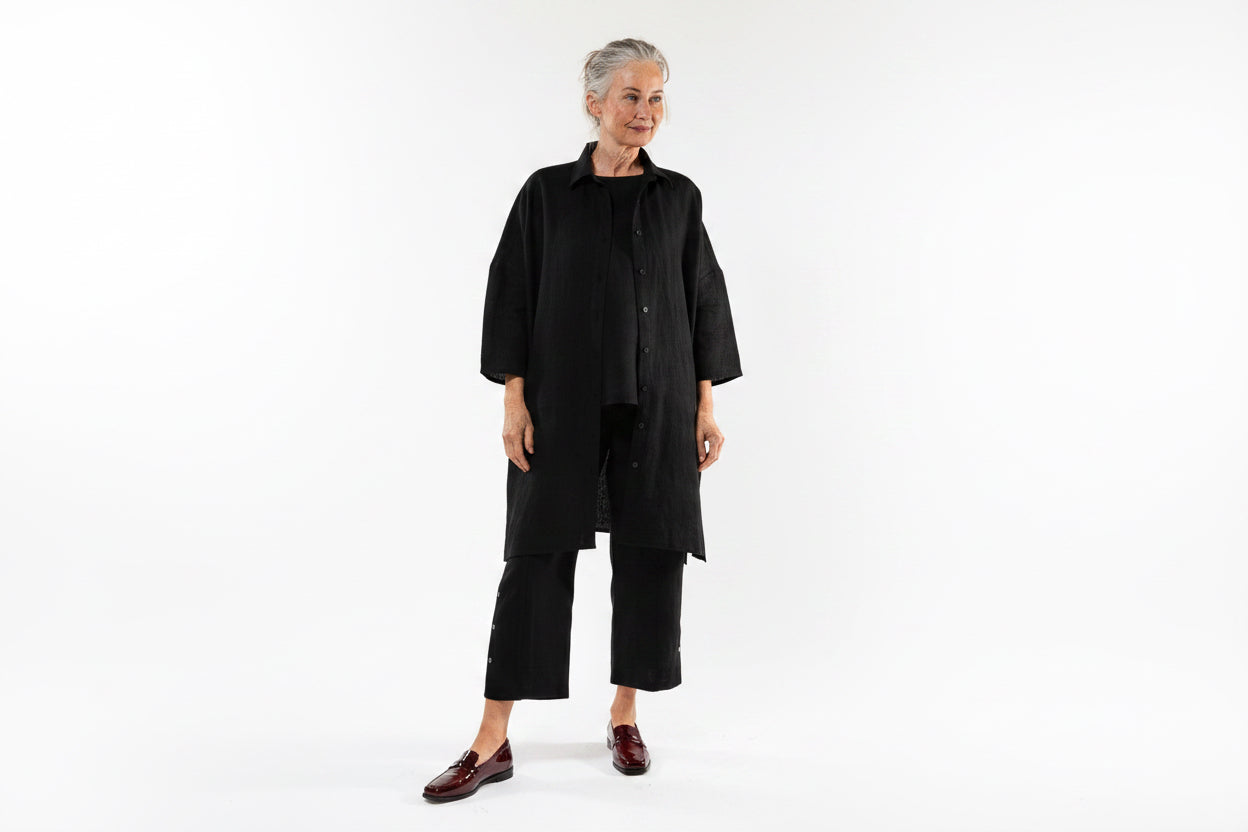  Eva Sunday PIPPI SHIRT DRESS | WHITE sale black - Stay Wild Collective  