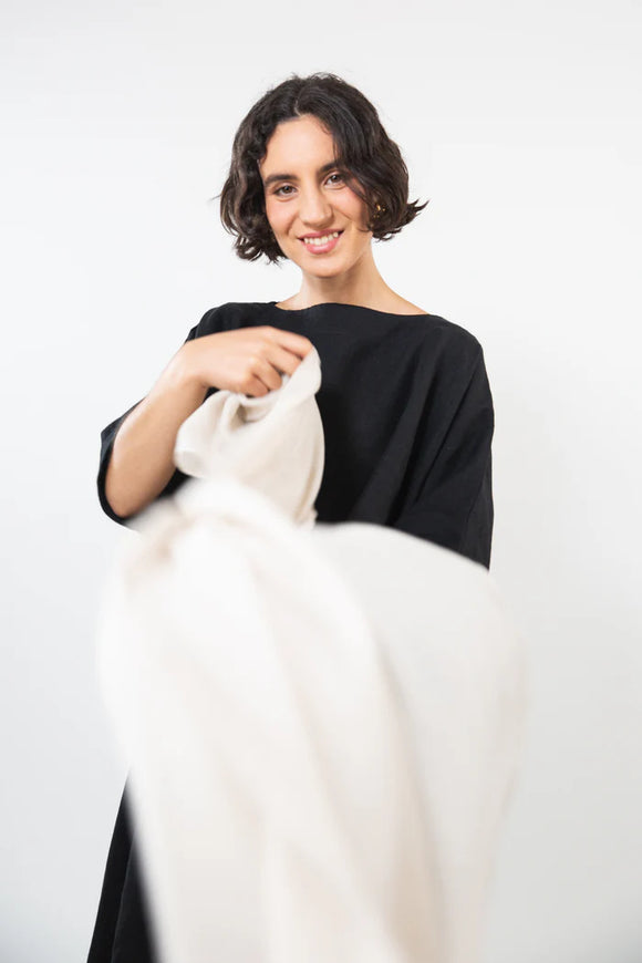 Evas Sunday Cotton Scarf - Vanilla - Stay Wild Collective  Scarf